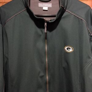 Cutter & Buck Green Bay Packers Men's XXL ZipUp WeatherTec Jacket NWOT